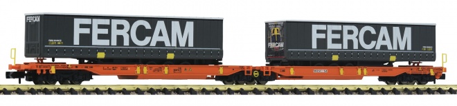 Articulated double pocket wagon T2000, Wascosa<br /><a href='images/pictures/Fleischmann/Fleischmann-825010.jpg' target='_blank'>Full size image</a>